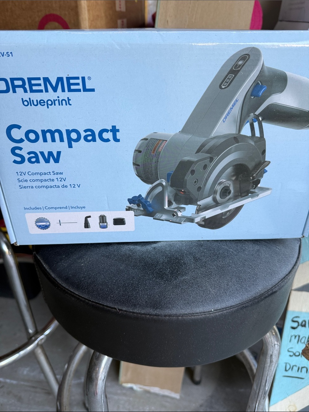 Dremel Blueprint Compact Saw in Gray/Blue - 12V